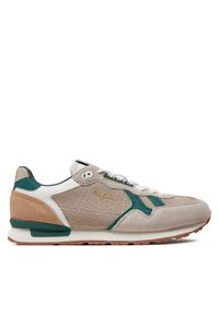 Pepe Jeans Sneakersy Brit Retro M PMS40004 Écru. Materiał: materiał