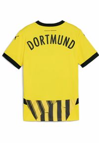 Puma - Młodzieżowa koszulka pucharowa Borussia Dortmund 24/25 PUMA Faster Yellow Black. Kolor: czarny, żółty, wielokolorowy