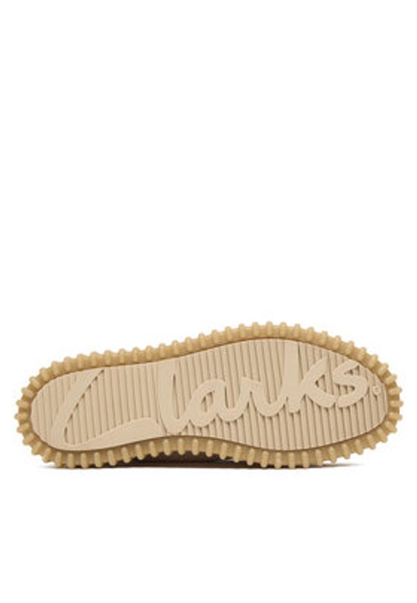 Clarks Trzewiki Torhill Moss 26182914 Beżowy. Kolor: beżowy. Materiał: zamsz, skóra