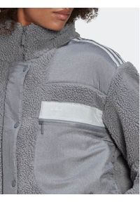 Adidas - adidas Płaszcz przejściowy Sherpa HK5256 Szary Relaxed Fit. Kolor: szary. Materiał: syntetyk #7