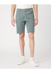 Wrangler - SPODENKI MĘSKIE WRANGLER CORDUROY SHORTS WREATH GREEN W14TZNG29 112126658