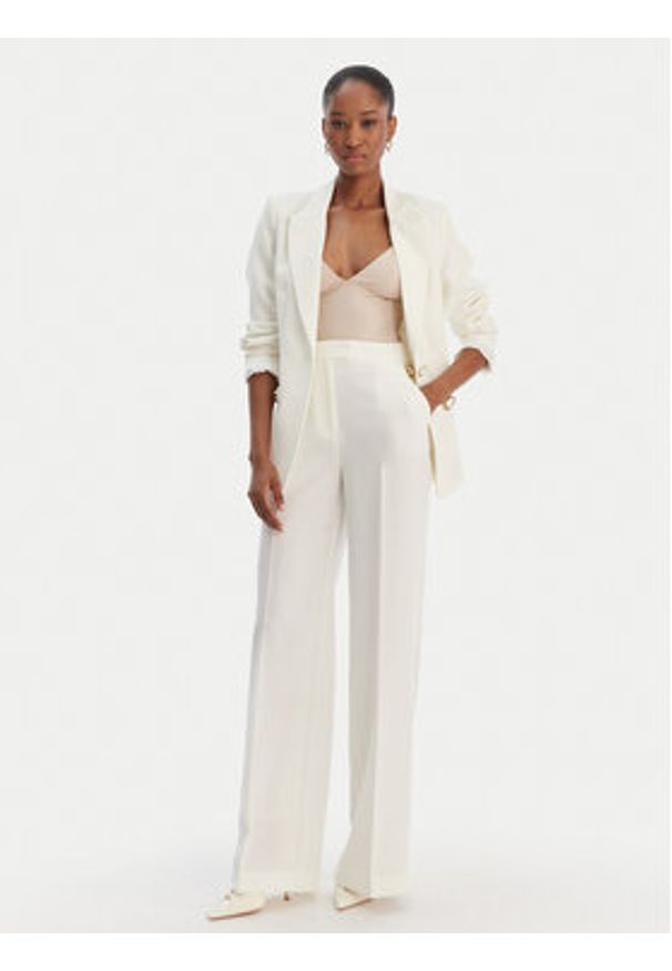 Marciano Guess Spodnie materiałowe 6RGB03 7357A Écru Regular Fit. Materiał: syntetyk