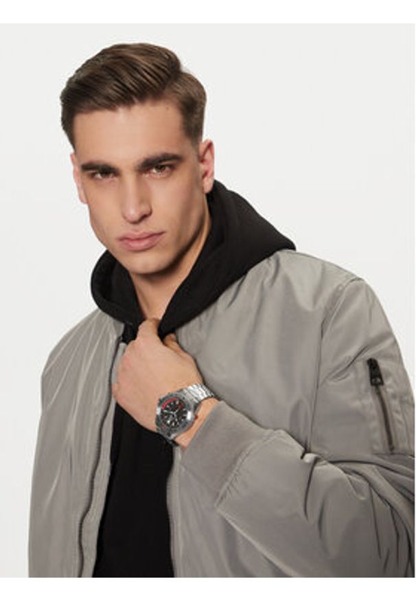 Timex Zegarek TW2V41800 Srebrny. Kolor: srebrny