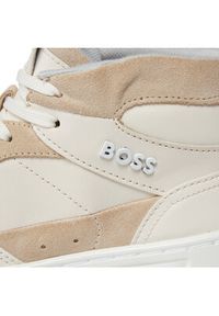 BOSS - Boss Sneakersy Baltimore Hito 50504560 Beżowy. Kolor: beżowy. Materiał: skóra #6