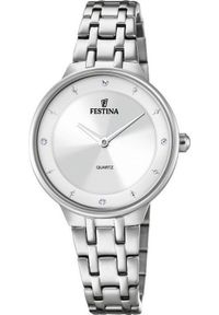 Zegarek Festina Zegarek damski Festina F20600-1 CYRKONIE srebrny. Kolor: srebrny #1
