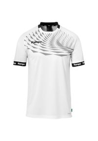 KEMPA - Jersey Kempa Wave 26. Typ kołnierza: kołnierzyk kontrastowy. Kolor: wielokolorowy, szary, biały. Materiał: jersey. Wzór: napisy. Sport: piłka nożna #1