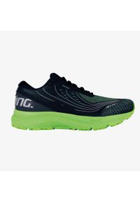 SALMING - Buty do chodzenia męskie Salming Recoil Prime 2. Zapięcie: sznurówki. Kolor: niebieski, zielony, wielokolorowy. Materiał: materiał, syntetyk, tkanina. Szerokość cholewki: normalna. Sport: turystyka piesza