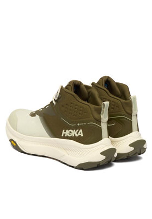 HOKA - Hoka Trekkingi Transport Hike Gtx 1172912 Zielony. Kolor: zielony. Materiał: materiał. Sport: turystyka piesza