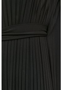 Max Mara Leisure sukienka kolor czarny midi prosta. Kolor: czarny. Materiał: dzianina. Typ sukienki: proste. Długość: midi
