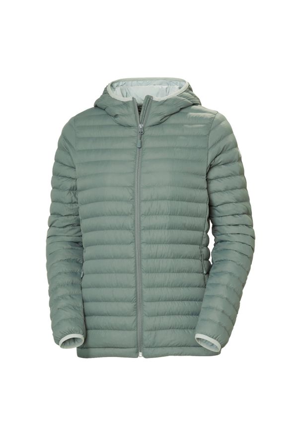 Damska ocieplana kurtka z kapturem Helly Hansen Sirdal. Typ kołnierza: kaptur. Kolor: zielony. Materiał: puch