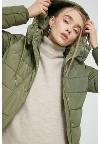 Tom Tailor kurtka damska kolor zielony przejściowa. Okazja: na co dzień. Kolor: zielony. Materiał: włókno, materiał. Styl: casual #1