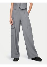 JDY Spodnie materiałowe Say 15325001 Szary Wide Leg. Kolor: szary. Materiał: len #1
