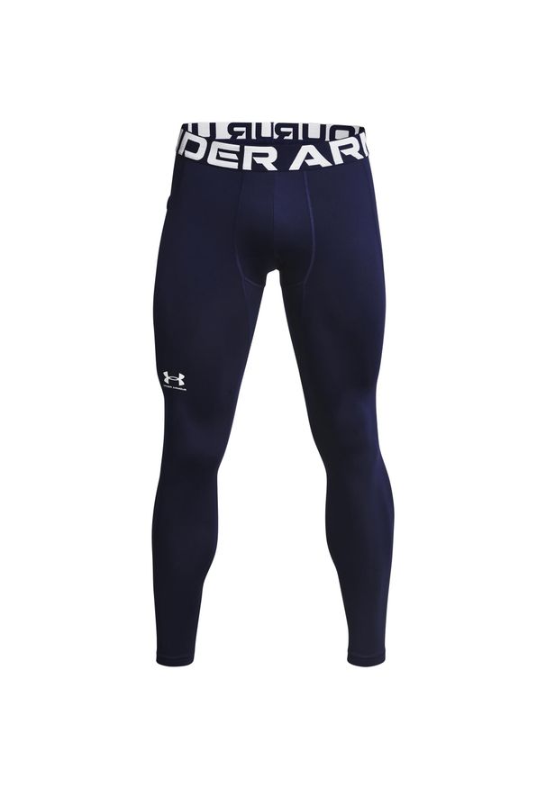 Legginsy Under Armour Coldgear®. Kolor: niebieski, biały, wielokolorowy. Sport: fitness