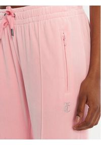Juicy Couture Spodnie dresowe Tina JCAPW045 Różowy Regular Fit. Kolor: różowy. Materiał: syntetyk