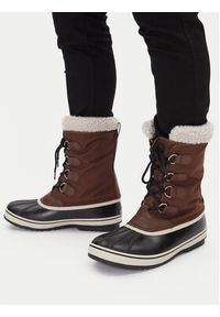 sorel - Sorel Śniegowce 1964 Pac Nylon Boot Wp 2114071256 Brązowy. Kolor: brązowy. Materiał: materiał