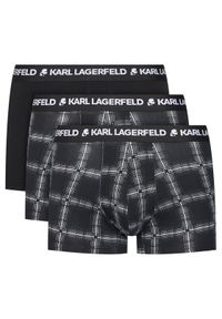 Karl Lagerfeld - KARL LAGERFELD Komplet 3 par bokserek A4M47002 Czarny. Kolor: czarny