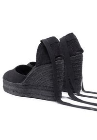 Castañer Espadryle Carina C/8ED/001 020966-100 Czarny. Kolor: czarny. Materiał: materiał