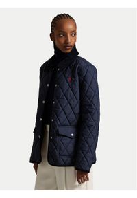 Polo Ralph Lauren Kurtka przejściowa 211965336002 Granatowy Straight Fit. Typ kołnierza: polo. Kolor: niebieski. Materiał: syntetyk