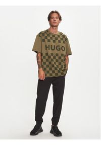 Hugo T-Shirt Narliparo 50517942 Zielony Loose Fit. Kolor: zielony. Materiał: bawełna #5