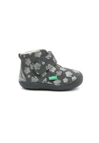 Kickers - Buty miejskie dziecięce KICKERS SABIO FLOWER. Kolor: szary