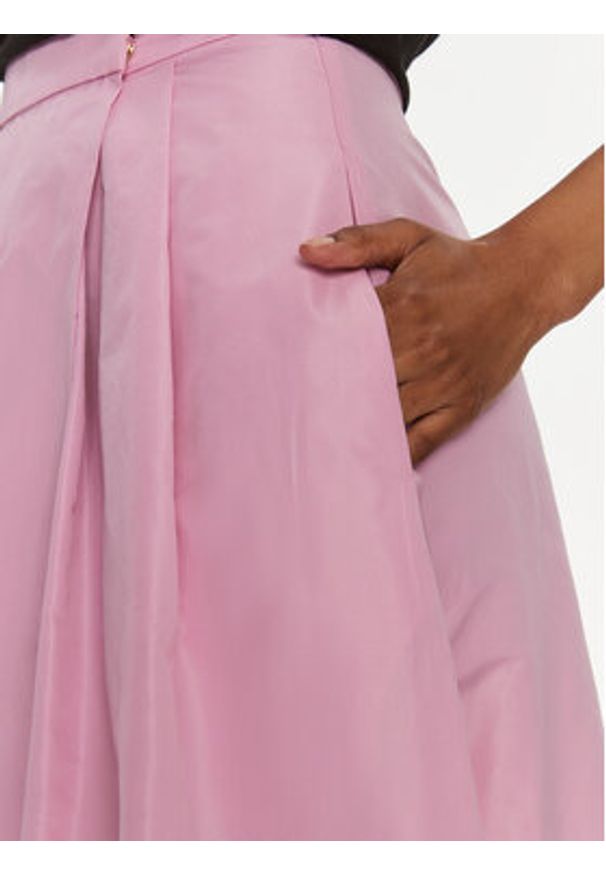 Pinko Spódnica trapezowa 100543 Y3LE Różowy Regular Fit. Kolor: różowy. Materiał: syntetyk