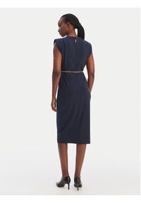 MICHAEL Michael Kors Sukienka koktajlowa MT5831SH6J Granatowy Regular Fit. Kolor: niebieski. Materiał: syntetyk. Styl: wizytowy #4
