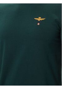 Aeronautica Militare T-Shirt 252TS1580UJ00372 Zielony Regular Fit. Kolor: zielony. Materiał: bawełna