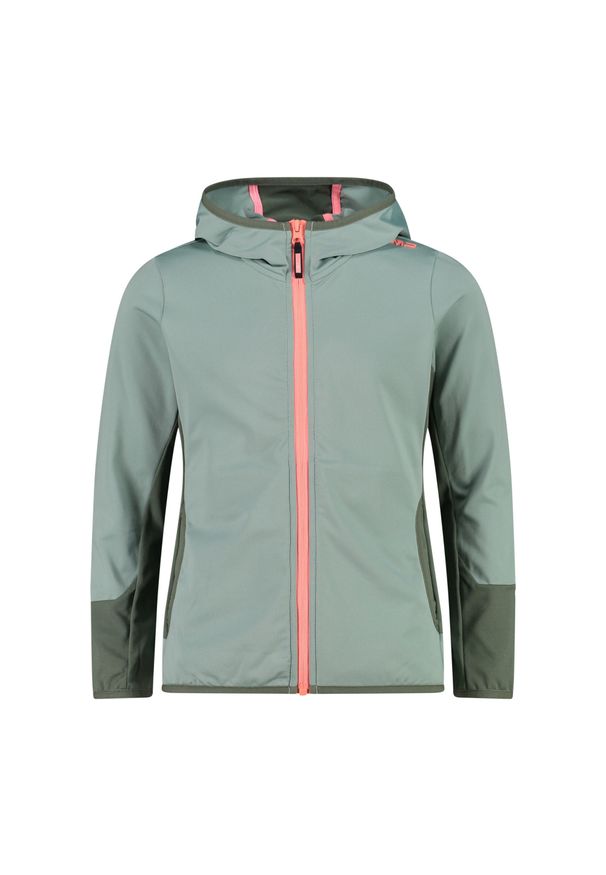 Dziewczęca bluza dresowa CMP. Kolor: niebieski, wielokolorowy, zielony. Materiał: dresówka