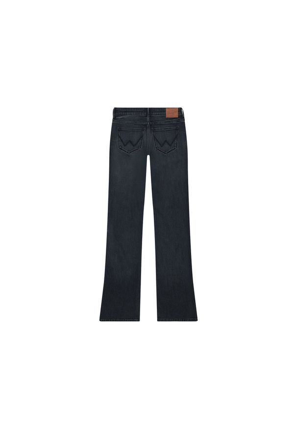 Wrangler - DAMSKIE SPODNIE WRANGLER BOOTCUT SULTRY BLACKOUT 112364507