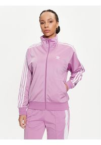 Adidas - adidas Bluza adicolor Classics Firebird IY4741 Fioletowy Loose Fit. Kolor: fioletowy. Materiał: syntetyk