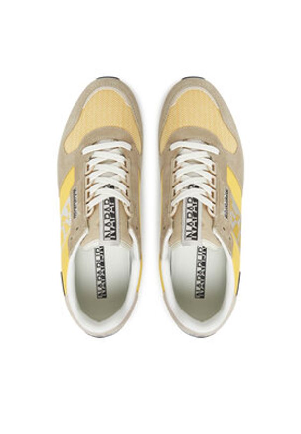 Napapijri Sneakersy Virtus NP0A4IQH Żółty. Kolor: żółty. Materiał: materiał
