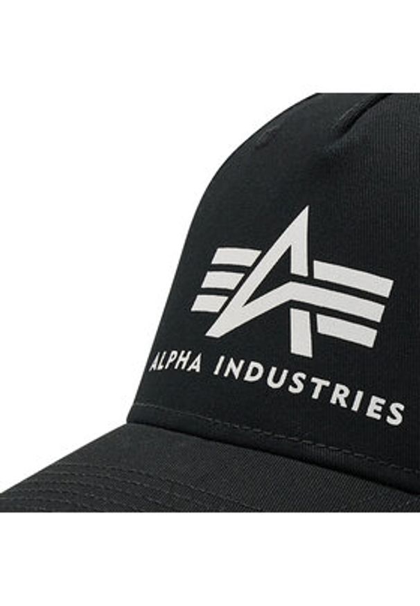 Alpha Industries Czapka z daszkiem Basic Trucker Cap 186902 Czarny. Kolor: czarny. Materiał: materiał