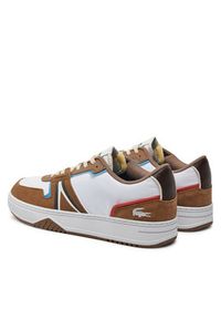 Lacoste Sneakersy L001 123 5 Sma 745SMA0083B18 Brązowy. Kolor: brązowy. Materiał: skóra #5