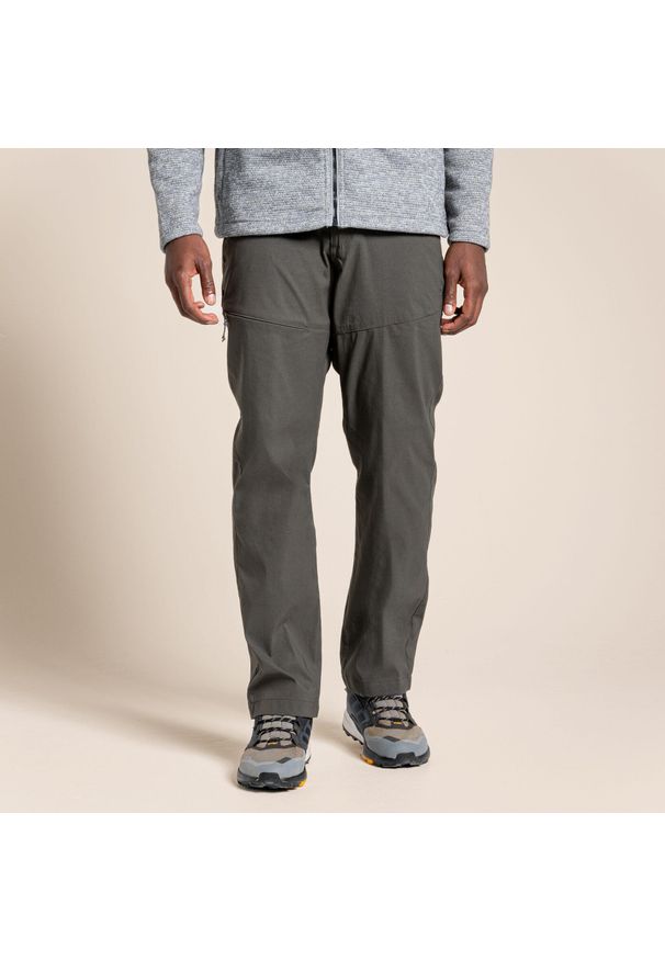 CRAGHOPPERS - Spodnie męskie Craghoppers Kiwi Pro II Trousers. Kolor: zielony. Sezon: lato. Sport: turystyka piesza