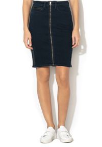 Lee - LEE DAMSKA SPÓDNICA JENSOWA Skirt MIDNIGHT L38RFGKJ