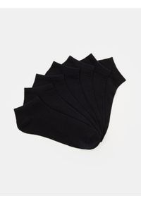 Sinsay - Bawełniane skarpetki 7 pack - czarny. Kolor: czarny. Materiał: bawełna #1