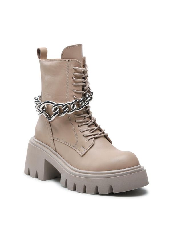 Botki Badura. Kolor: beżowy