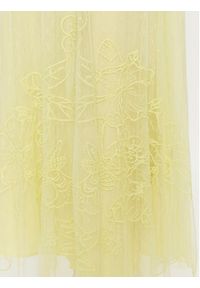 TwinSet - TWINSET Sukienka codzienna 232TP2101 Żółty Regular Fit. Okazja: na co dzień. Kolor: żółty. Materiał: syntetyk. Typ sukienki: proste. Styl: casual #3