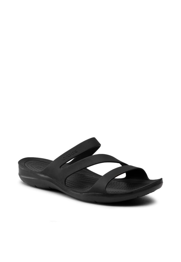 Crocs - Klapki CROCS - Swiftwater Sandal W 203998 Black/Black. Kolor: czarny