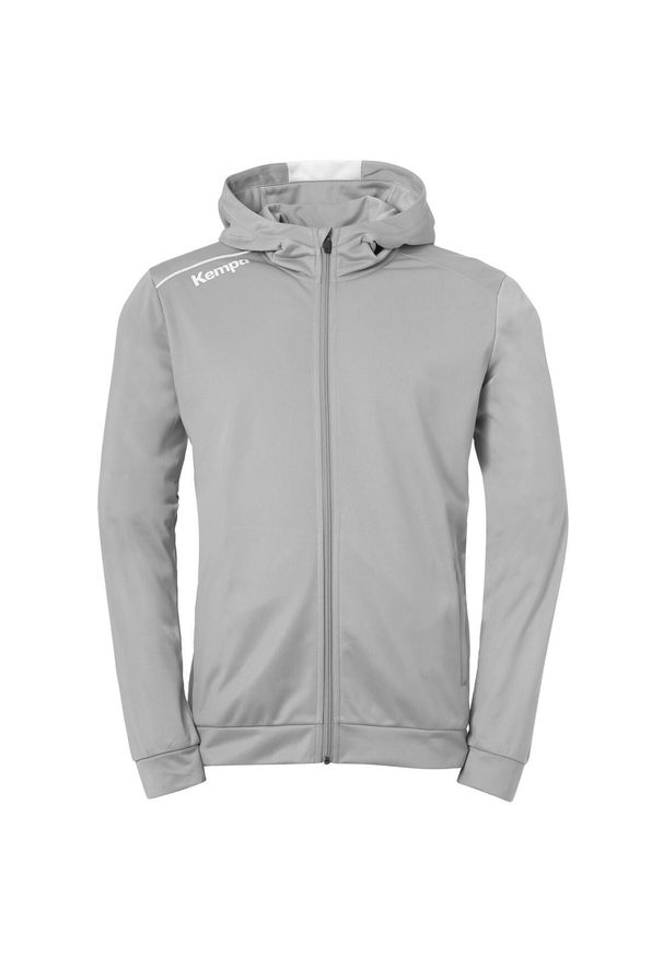 KEMPA - Dziecięca bluza dresowa z kapturem Kempa. Typ kołnierza: kaptur. Kolor: szary, wielokolorowy, fioletowy, czarny, biały. Materiał: dresówka. Wzór: kolorowy. Sport: piłka ręczna