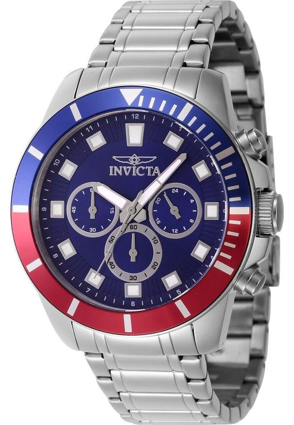 Zegarek Invicta Zegarek marki Invicta model 4604 kolor Szary. Akcesoria męski. Sezon: Cały rok NoSize. Kolor: szary