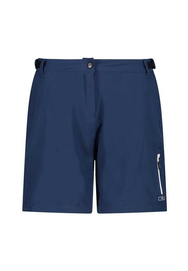 Szorty damskie z wewnętrzną dzianinową bielizną CMP Free. Kolor: niebieski. Materiał: dzianina. Długość: krótkie. Sport: kolarstwo