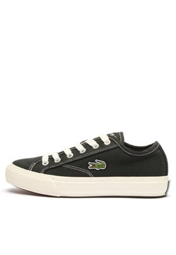 Lacoste Tenisówki Backourt 747CFA0006 Czarny. Kolor: czarny. Materiał: materiał