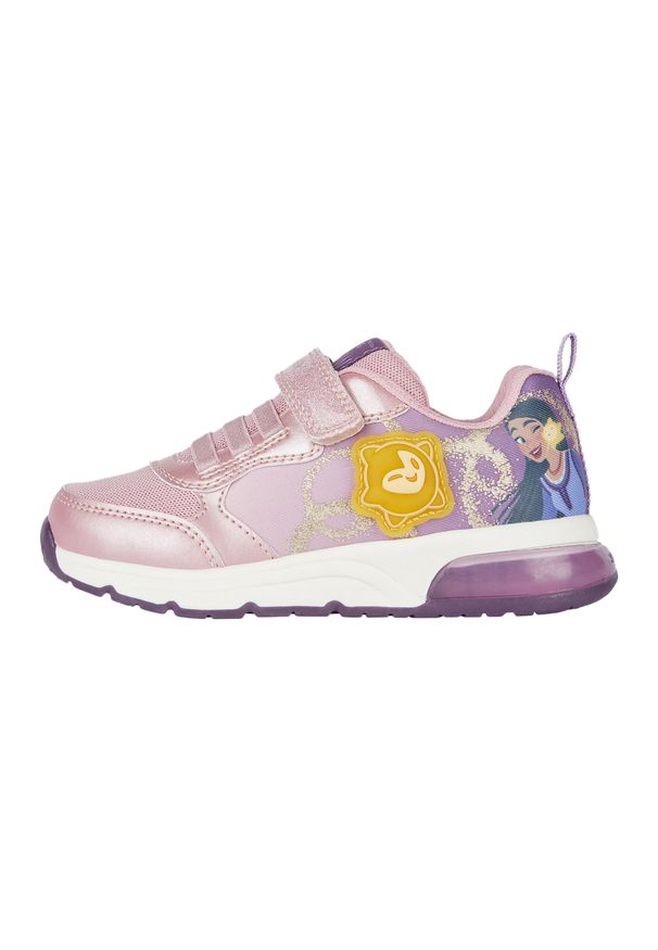 Tenisówki Geox Model J Spaceclub G.a Kolor Rose. Kolor: różowy. Materiał: syntetyk, tkanina. Sport: turystyka piesza