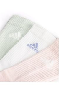 Adidas - adidas Zestaw 3 par wysokich skarpet unisex IZ0161 3-PACK Kolorowy. Materiał: bawełna. Wzór: kolorowy