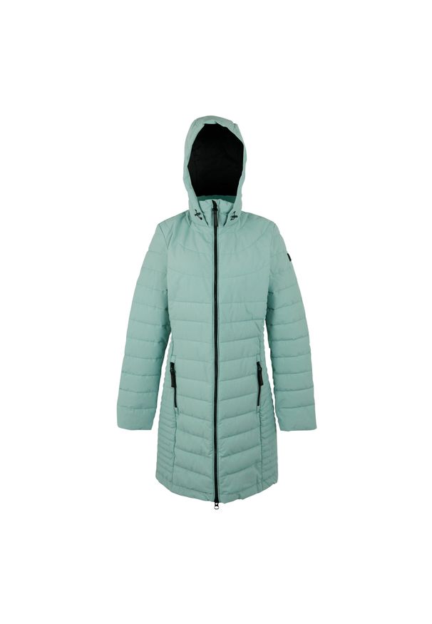 Regatta - Kurtka Damska Andria Z Podszewką. Kolor: zielony. Materiał: puch. Sport: turystyka piesza