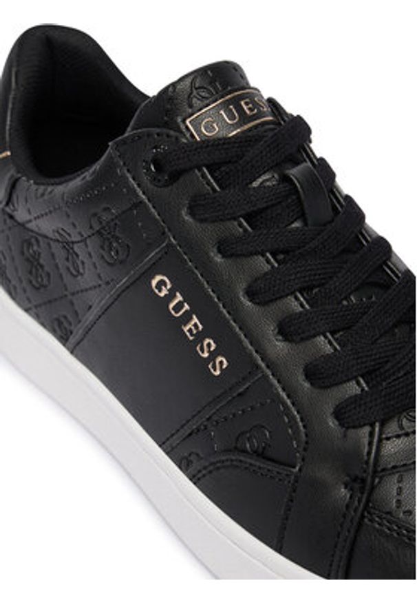 Guess Sneakersy FLJRO4 FAL12 Czarny. Kolor: czarny. Materiał: skóra
