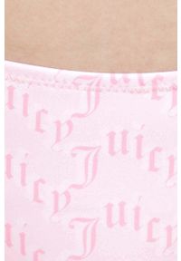 Juicy Couture dwuczęściowy strój kąpielowy kolor różowy lekko usztywniona miseczka. Kolor: różowy. Materiał: materiał #4