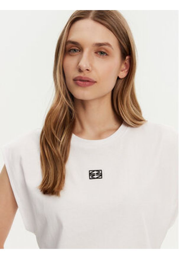 Noisy may - Noisy May T-Shirt Speedy 27033493 Biały Regular Fit. Kolor: biały. Materiał: bawełna