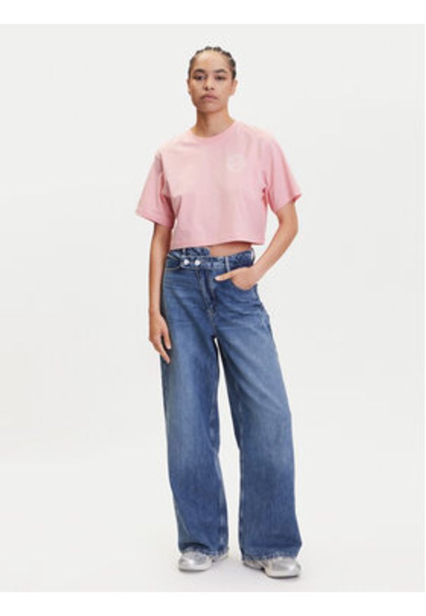 Ellesse T-Shirt Marcialla SGZ21801 Różowy Loose Fit. Kolor: różowy. Materiał: bawełna